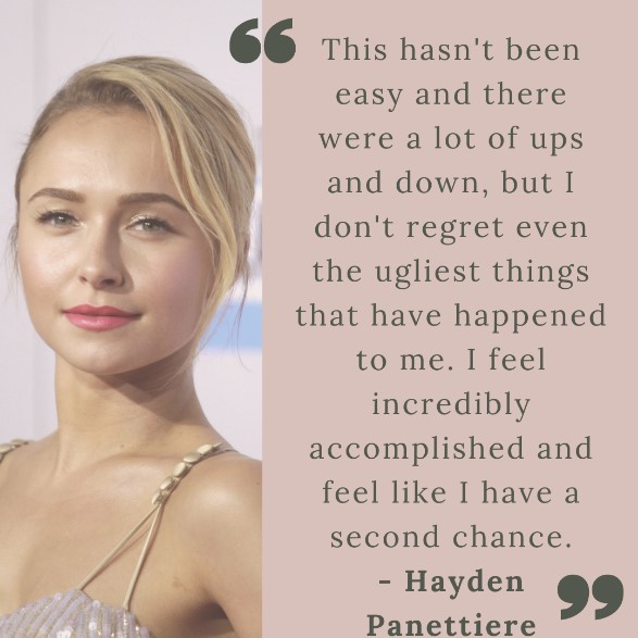 Hayden Panetierre Rehab Quote