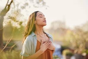 Person practicing mindfulness